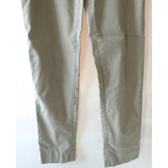 Calvin Klein Women's Tan Mid Rise Taper Leg Stretch Zip Front Pants Size 6 - Picture 3 of 9